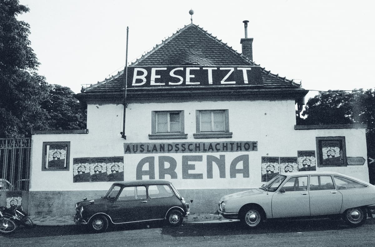 Die besetzte Arena © Foto: Heinz Riedler, Sammlung Wien Museum